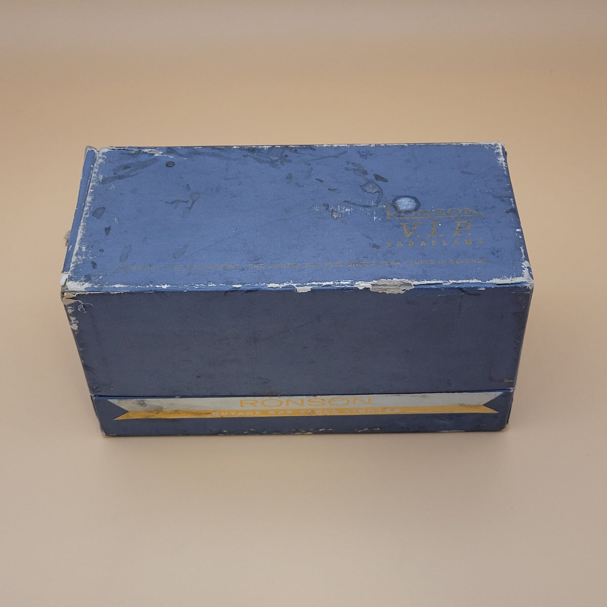 Ronson V.I.P. Varaflame Leather Table Lighter