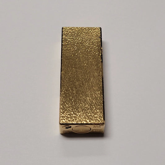 Alfred Dunhill Rollagas Fine Bark Design & Gold Plated