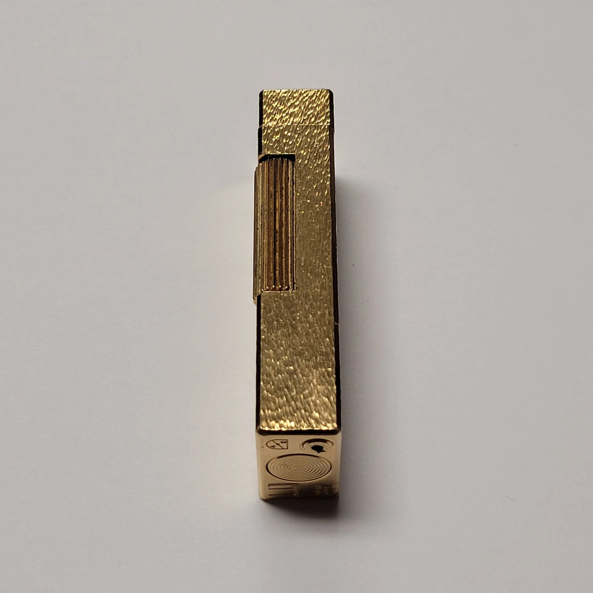Alfred Dunhill Rollagas Fine Bark Design & Gold Plated