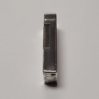1960s Alfred Dunhill Rollagas Silver Plated Barley Design