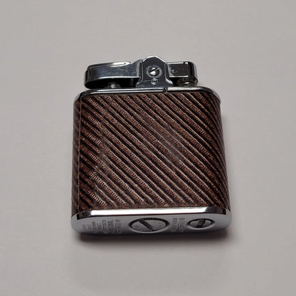 1930s Ronson Whirlwind Leather Wrapped Petrol Lighter