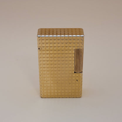 S.T. Dupont Standard Gold Plated Hobnail Design