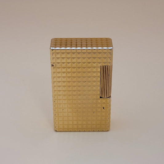 S.T. Dupont Standard Gold Plated Hobnail Design
