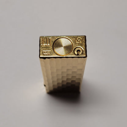 Alfred Dunhill Rollagas Gold Plated Bamboo Design