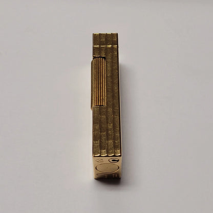 Alfred Dunhill Rollagas Gold Plated Bamboo Design