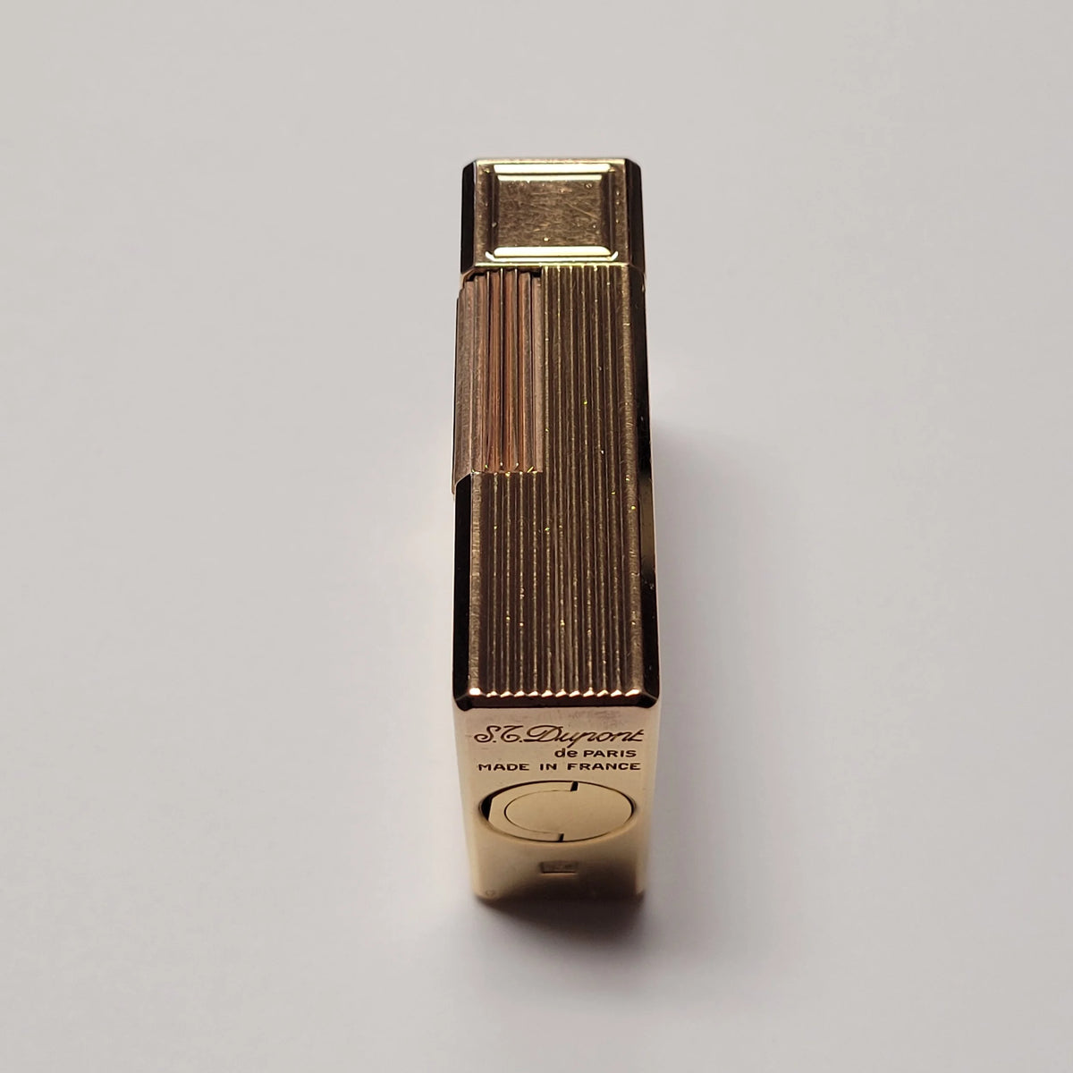 S.T. Dupont Ligne 1 Chinese Green Lacquer Gold Plated