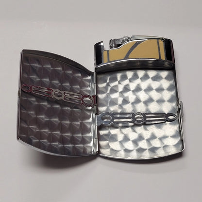 1930s Ronson Tuxedo Art Deco Enamel Case-Lighter