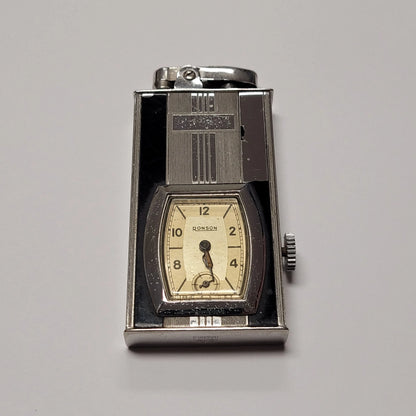 1930s Ronson Art Deco Watch Lighter