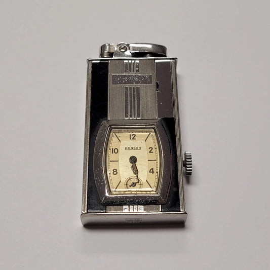 1930s Ronson Art Deco Watch Lighter