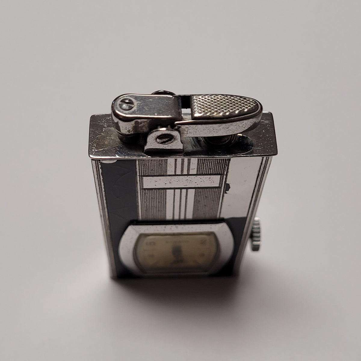 1930s Ronson Art Deco Watch Lighter