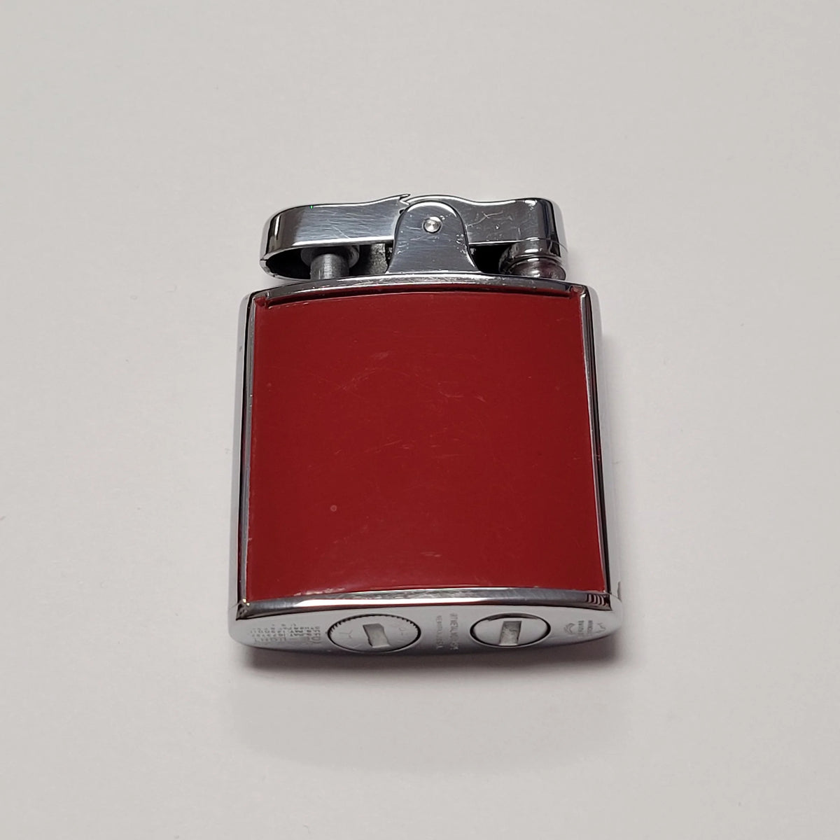 1930s Ronson Princess Red Enamel Lighter
