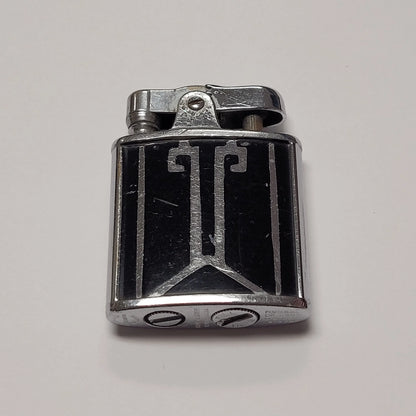 1930s Ronson Princess De-Light Black Enamel Lighter