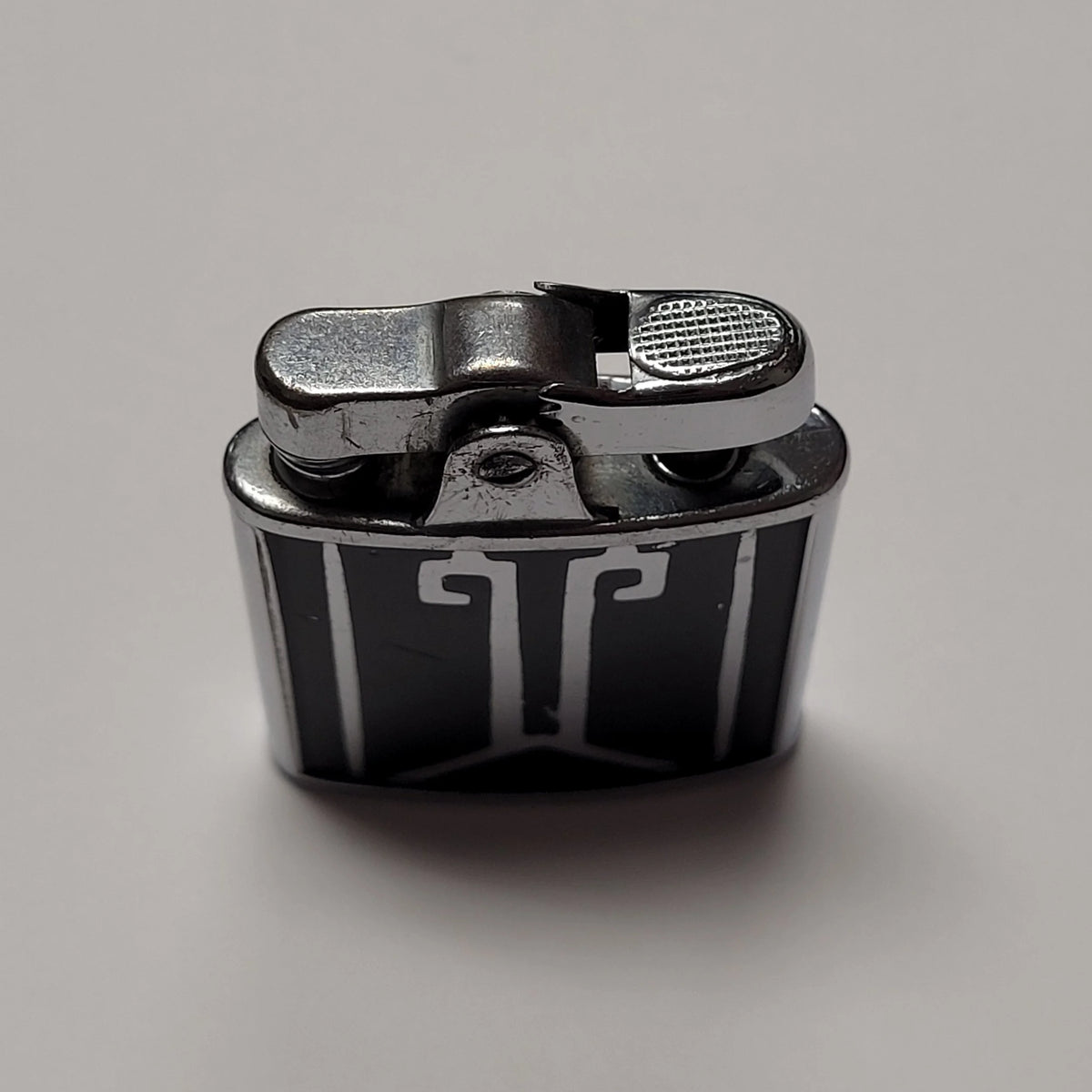 1930s Ronson Princess De-Light Black Enamel Lighter