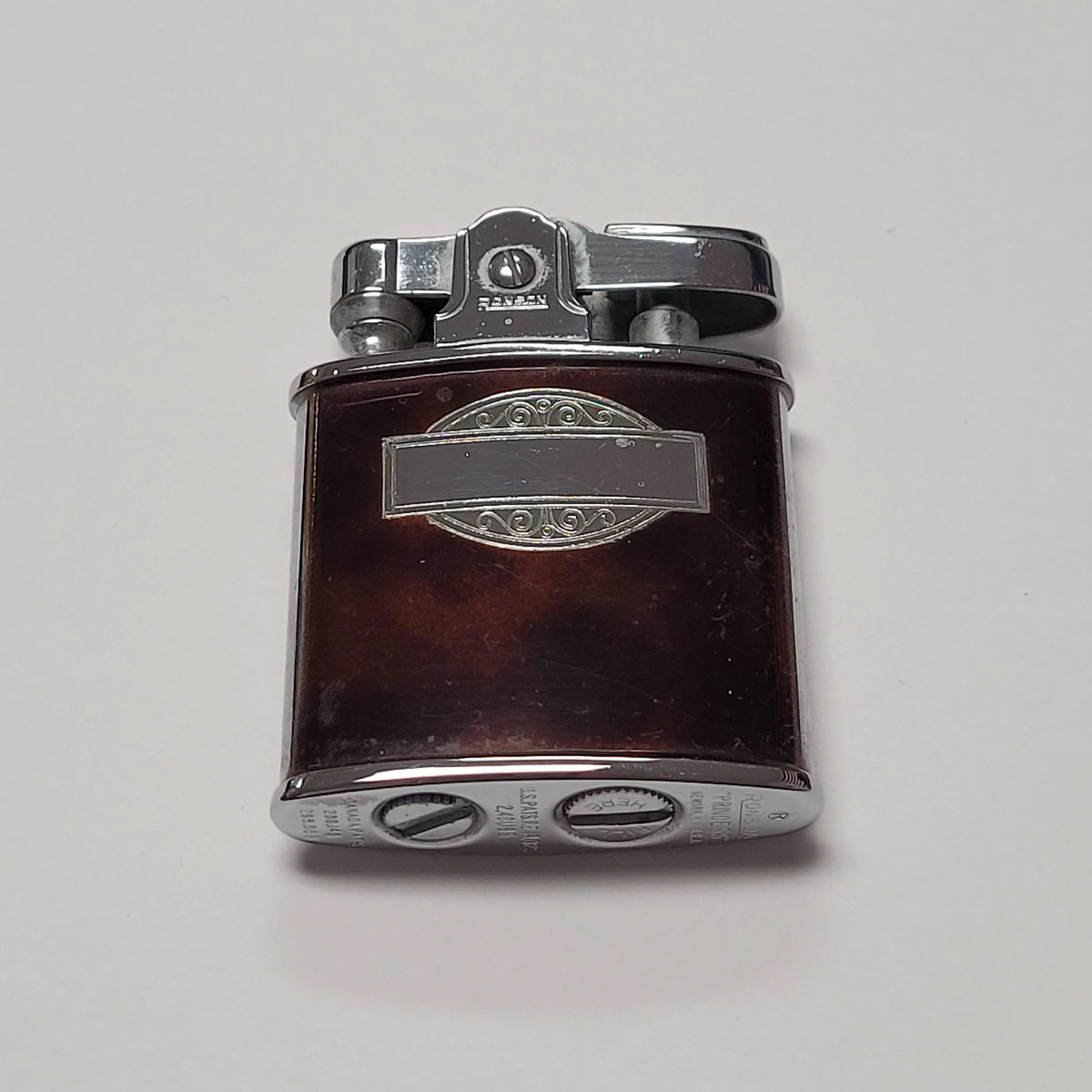 1930s Ronson Princess Tortoise Enamel Lighter