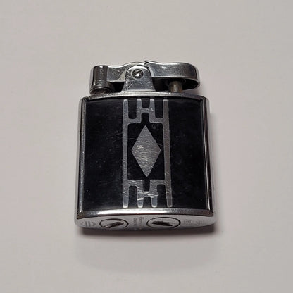 1930s Ronson Princess De-Light Black Enamel Lighter