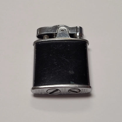 1930s Ronson Princess Black Enamel Columns Lighter