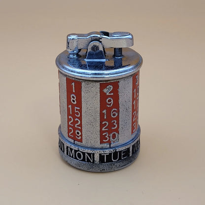 1930s Ronson Date-A-Lite Calendar Table Lighter