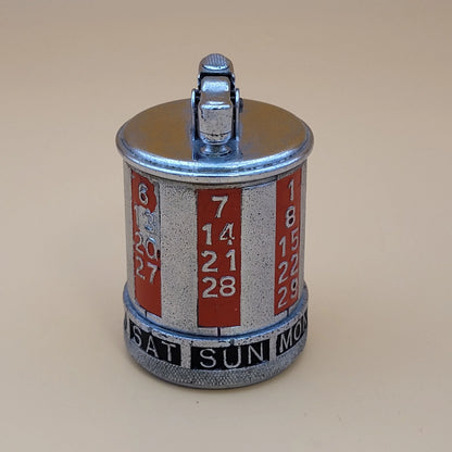 1930s Ronson Date-A-Lite Calendar Table Lighter