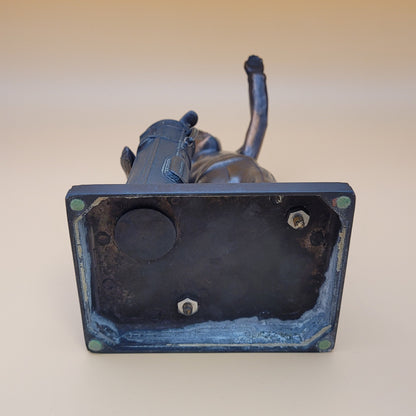 1940s Negbaur Golf Caddy & Clubs Copper Table Lighter