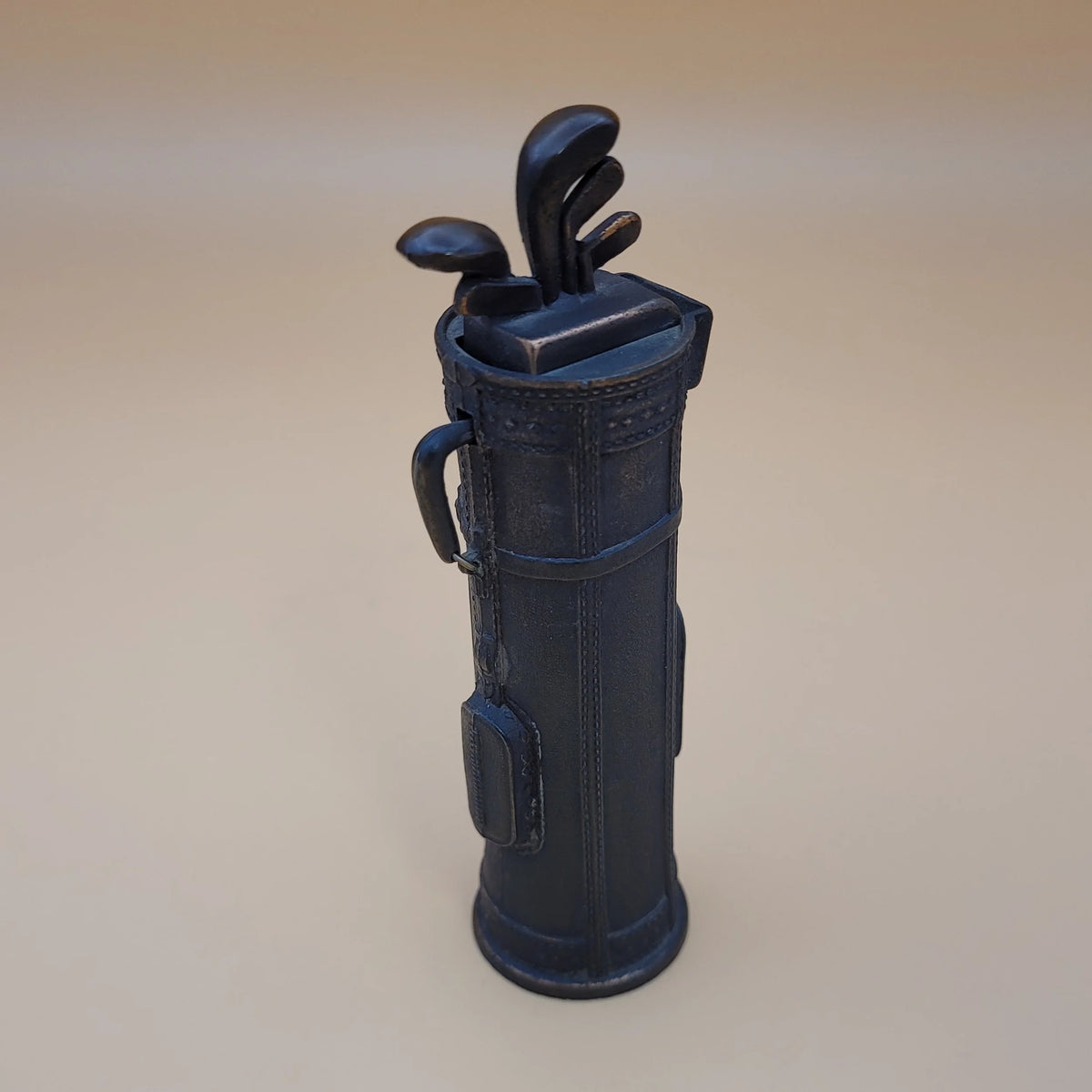 1940s Negbaur Golf Caddy & Clubs Copper Table Lighter