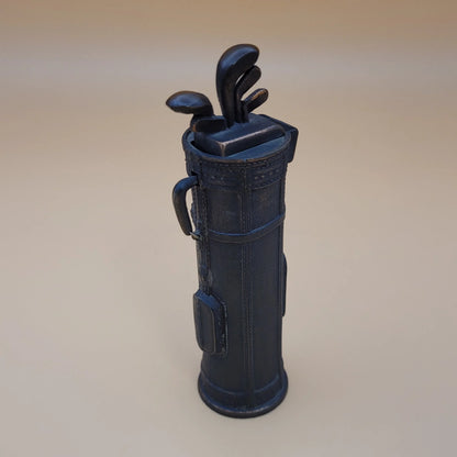 1940s Negbaur Golf Caddy & Clubs Copper Table Lighter