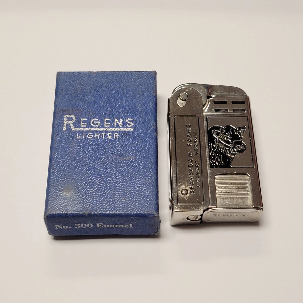 1940s Regens Beaverdam Farms Georgia Lighter