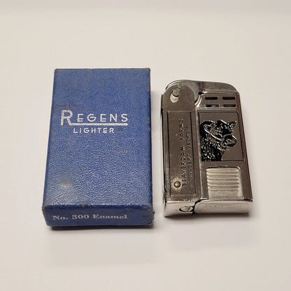 1940s Regens Beaverdam Farms Georgia Lighter