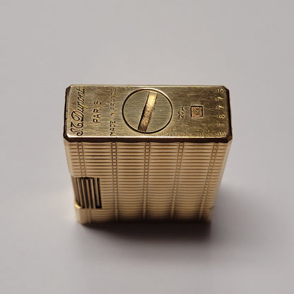 S.T. Dupont Standard Gold Plated Guilloche Design
