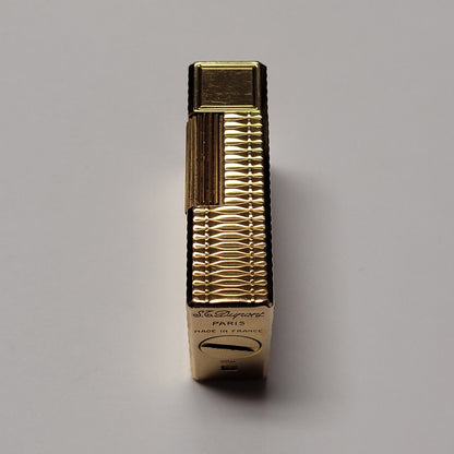 S.T. Dupont Standard Gold Plated Guilloche Design