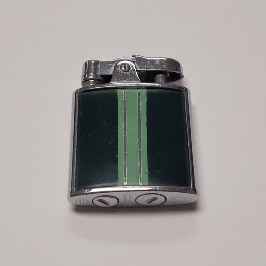 1930s Ronson Princess De-Light Green Enamel Lighter
