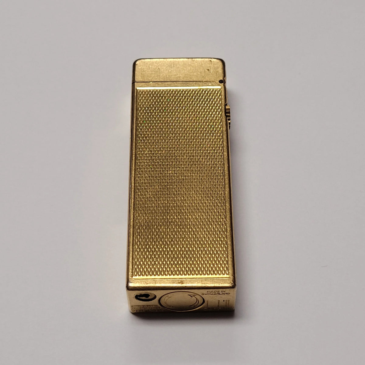 1960s Alfred Dunhill Rollagas Gold Plated Barley Lighter