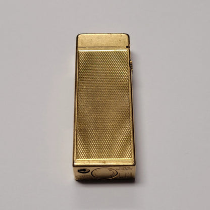 1960s Alfred Dunhill Rollagas Gold Plated Barley Lighter