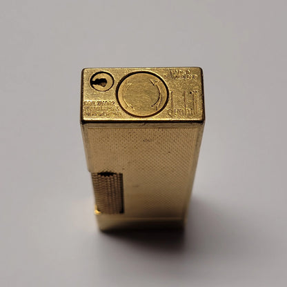 1960s Alfred Dunhill Rollagas Gold Plated Barley Lighter