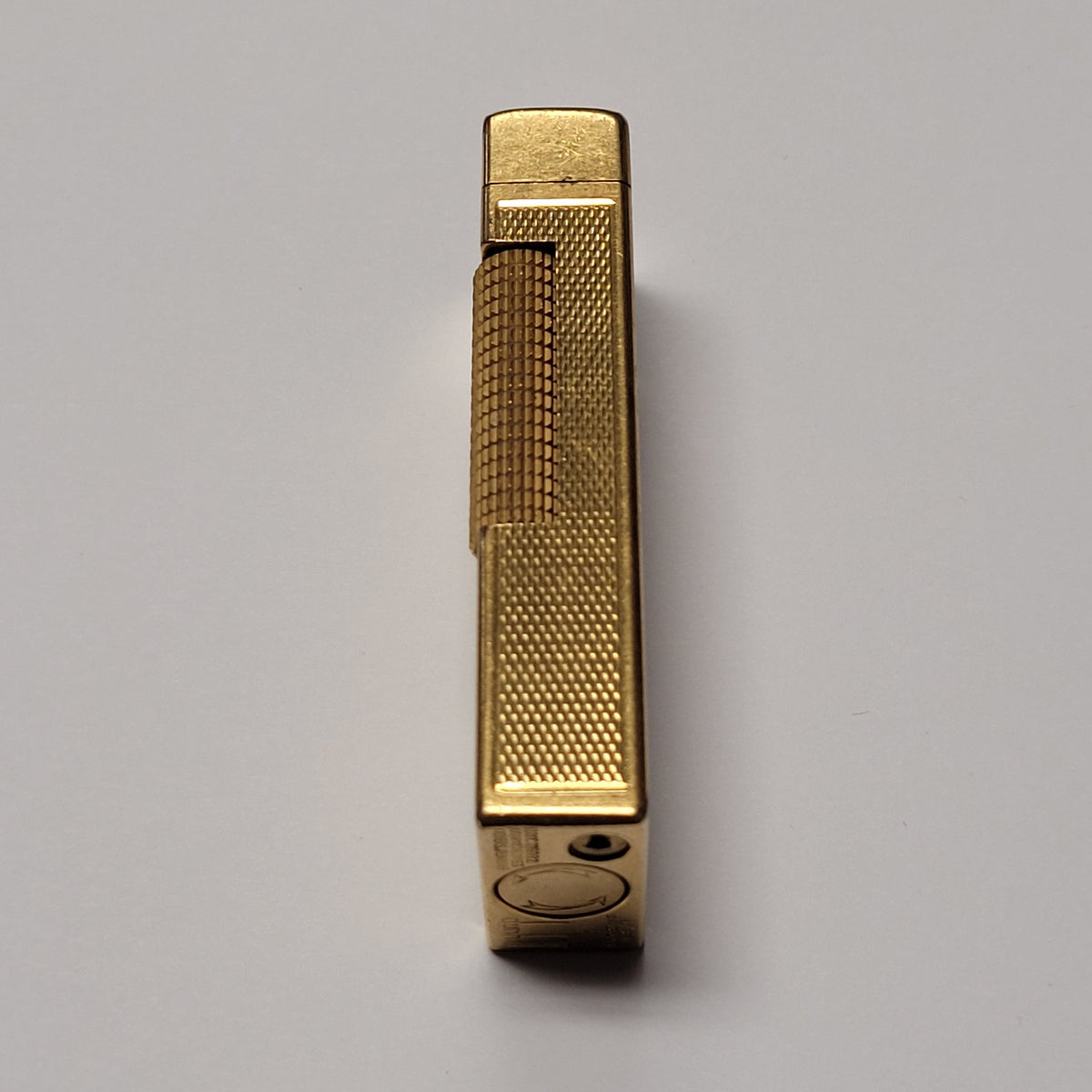 1960s Alfred Dunhill Rollagas Gold Plated Barley Lighter