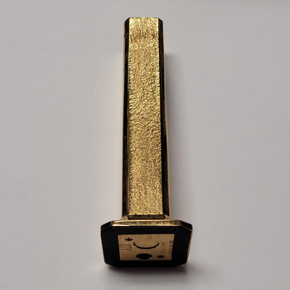 Alfred Dunhill Tallboy Gold Plated Fine Bark Table Lighter