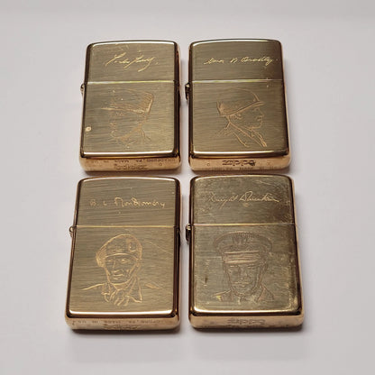Zippo 1994 D-Day Normandy Allied Heroes Collector Lighter Set