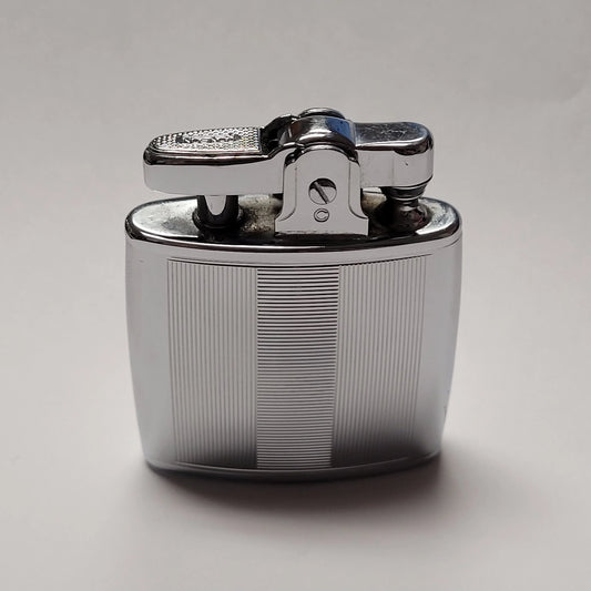 1930s Ronson Standard Flo-Line Panels Chrome Lighter