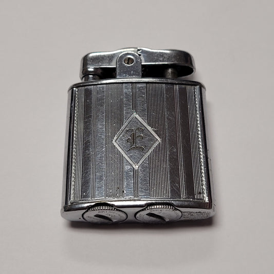1930s Ronson Princess De-Light Chrome Petrol Lighter