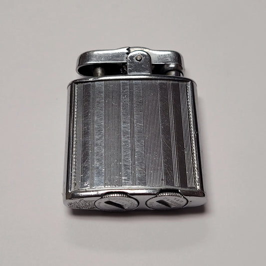 1930s Ronson Princess De-Light Chrome Petrol Lighter