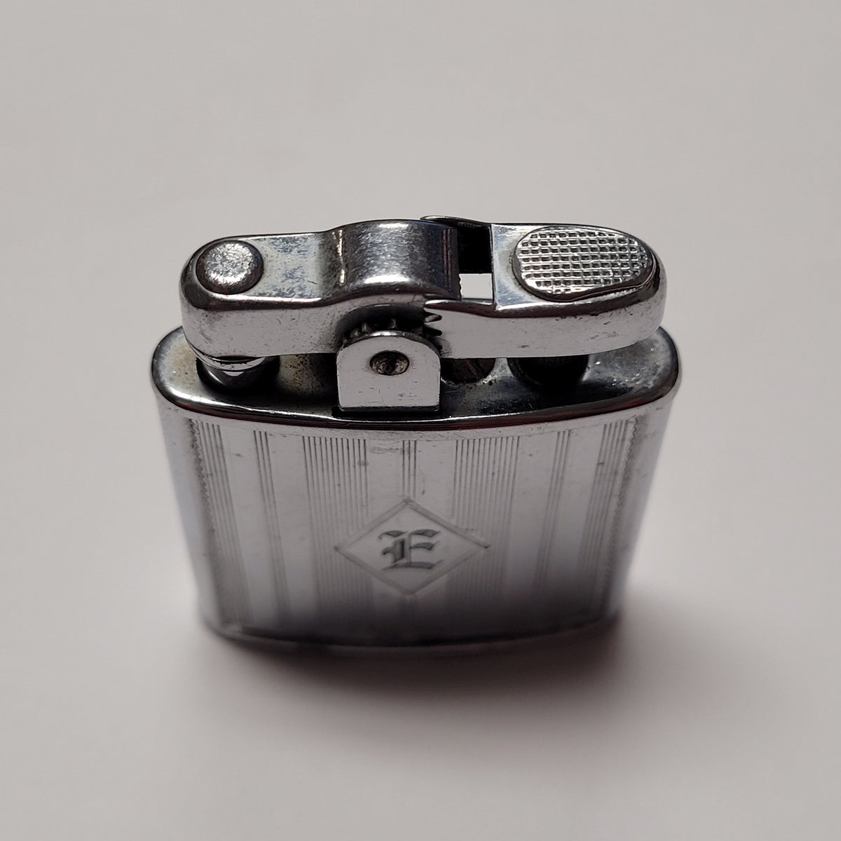 1930s Ronson Princess De-Light Chrome Petrol Lighter