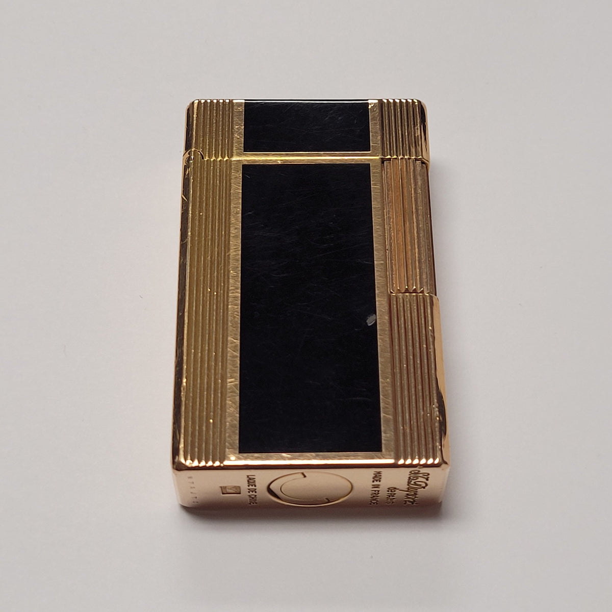 S.T. Dupont Ligne 1 Black Chinese Lacquer & Gold Plated