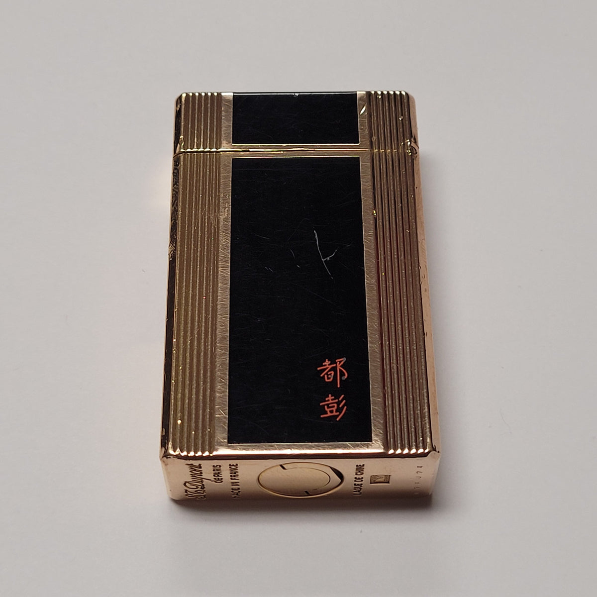 S.T. Dupont Ligne 1 Black Chinese Lacquer & Gold Plated