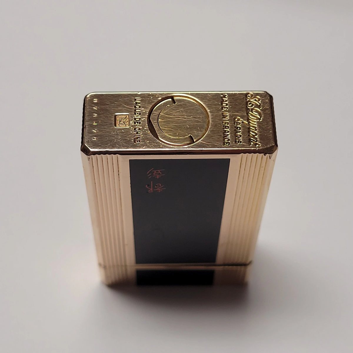 S.T. Dupont Ligne 1 Black Chinese Lacquer & Gold Plated