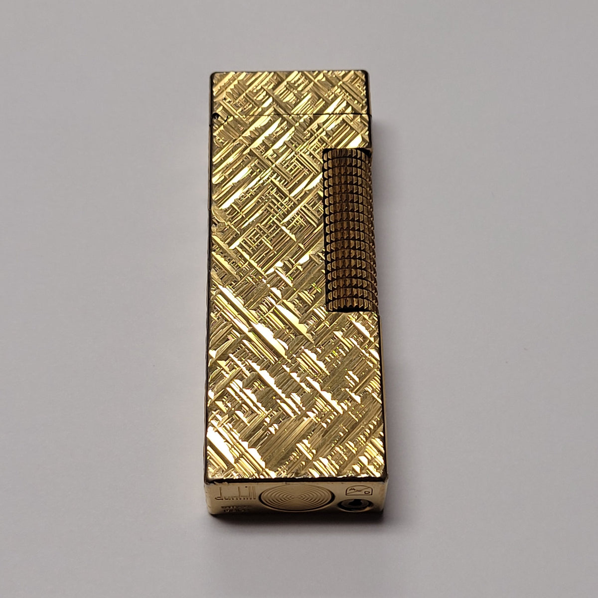 Alfred Dunhill Rollagas Gold Plated & Florentine Design