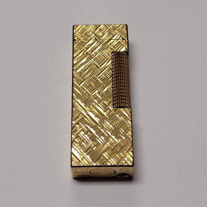Alfred Dunhill Rollagas Gold Plated & Florentine Design