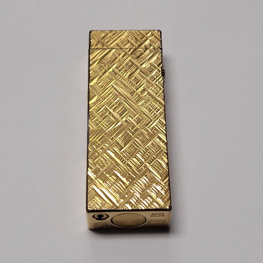 Alfred Dunhill Rollagas Gold Plated & Florentine Design