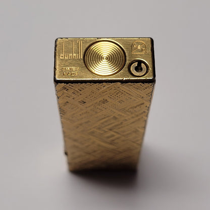 Alfred Dunhill Rollagas Gold Plated & Florentine Design