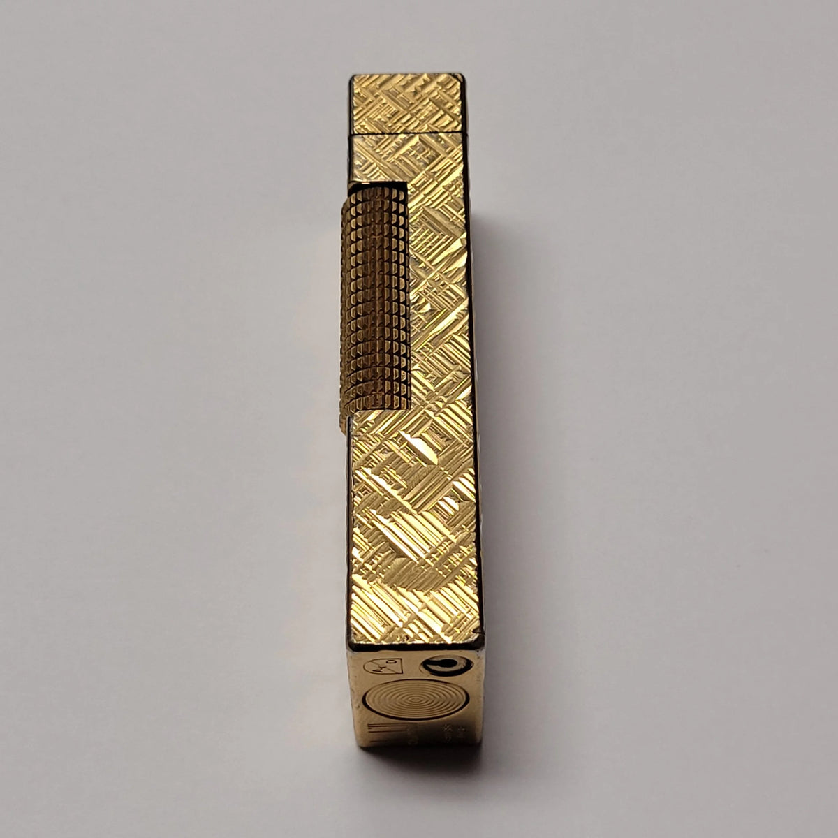 Alfred Dunhill Rollagas Gold Plated & Florentine Design