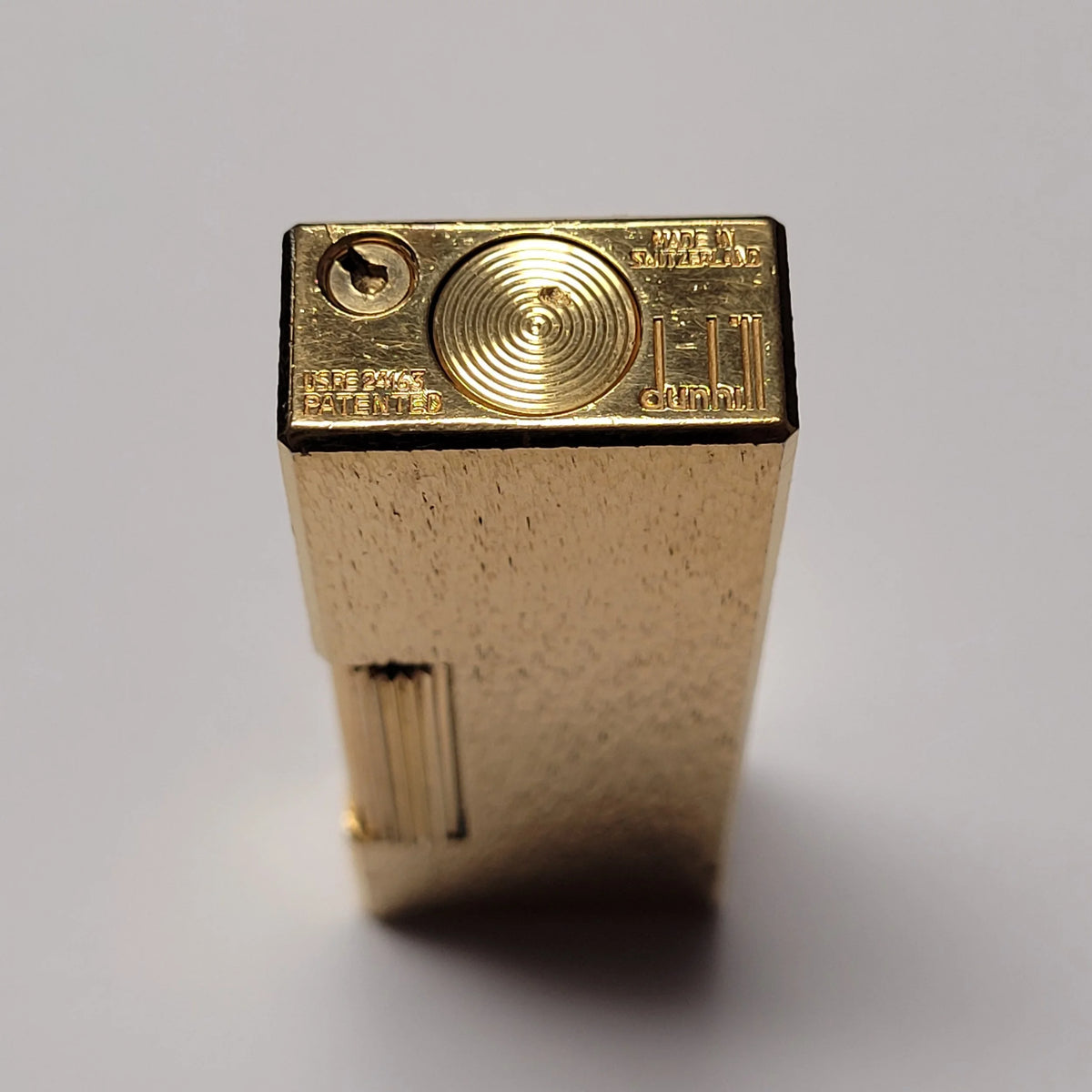 Alfred Dunhill Rollagas Gold Plated & Fine Bark