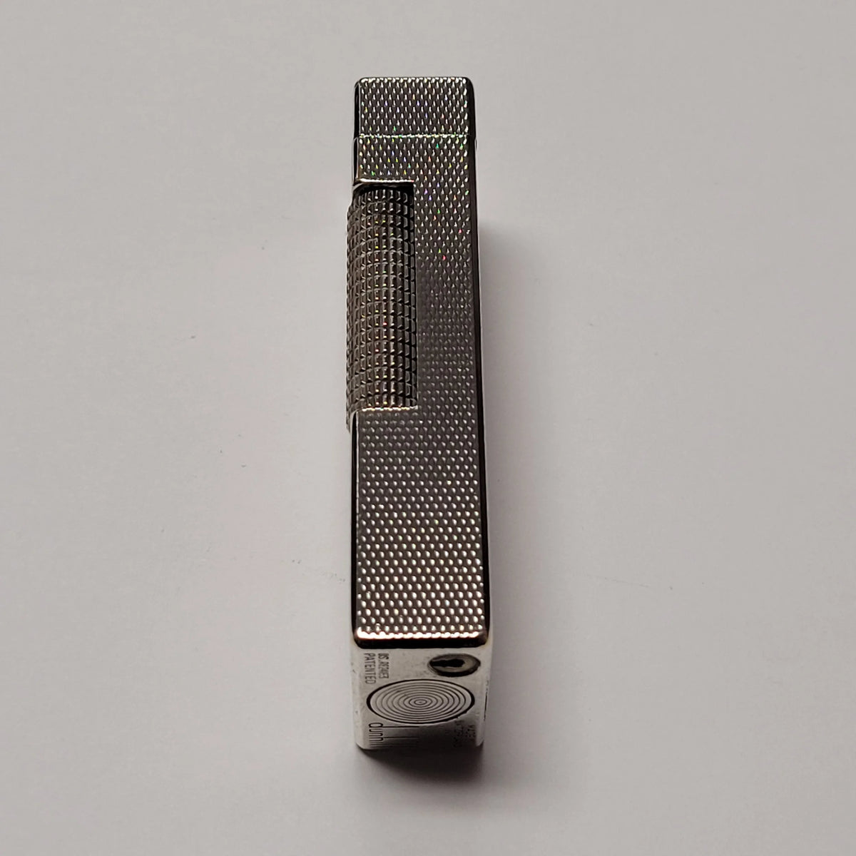 Alfred Dunhill Rollagas Silver Plated Barley Lighter